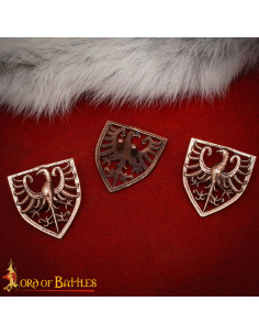 Set of 3 medieval badges modeled after the 13th-century... 2