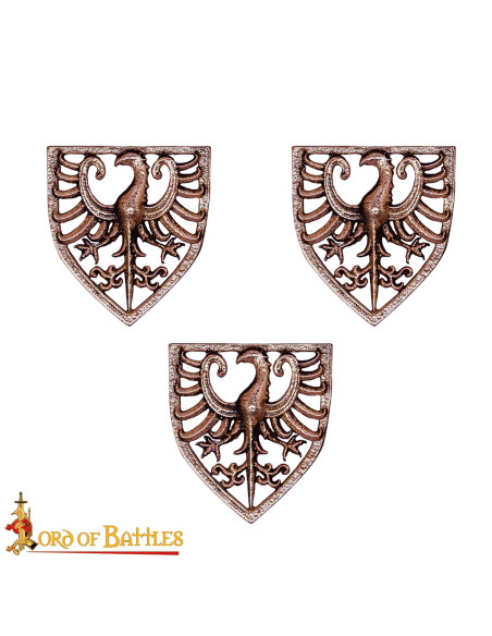 Set of 3 medieval badges modeled... Set of 3 medieval badges modeled...