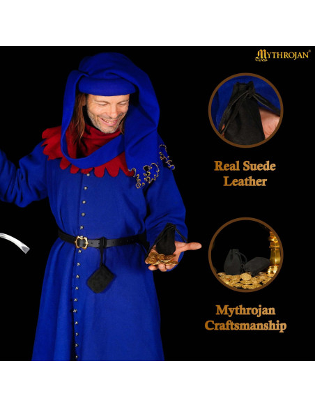 Pack of 2 medieval-style suede... Pack of 2 medieval-style suede...