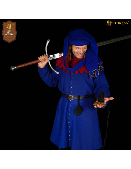 Pack of 2 medieval-style suede... Pack of 2 medieval-style suede...