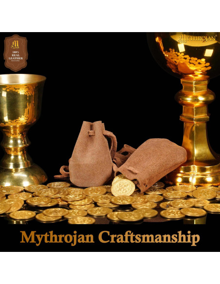 Pack of 2 medieval-style suede... Pack of 2 medieval-style suede...