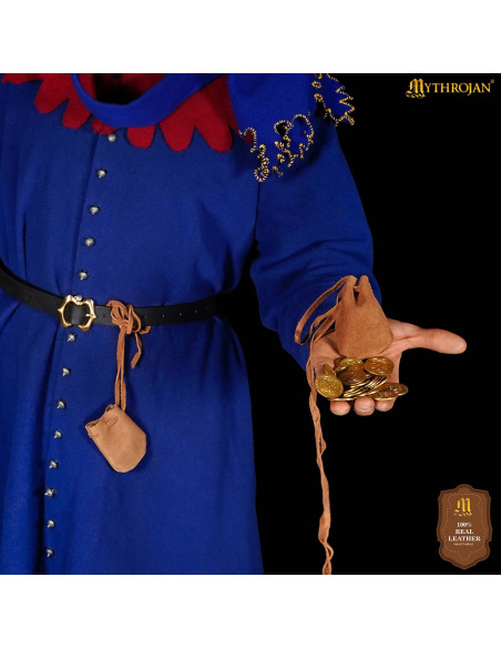 Pack of 2 medieval-style suede... Pack of 2 medieval-style suede...