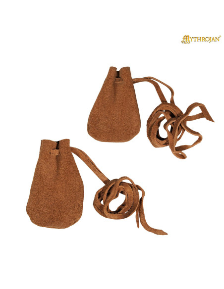 Pack of 2 medieval-style suede... Pack of 2 medieval-style suede...
