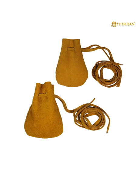 Pack of 2 medieval-style suede... Pack of 2 medieval-style suede...