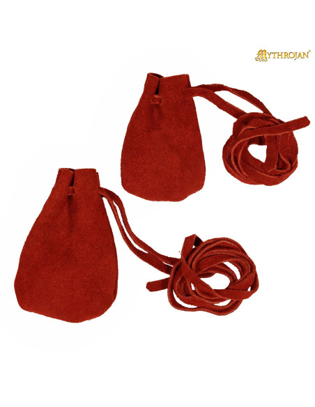 Pack of 2 medieval-style suede... Pack of 2 medieval-style suede...