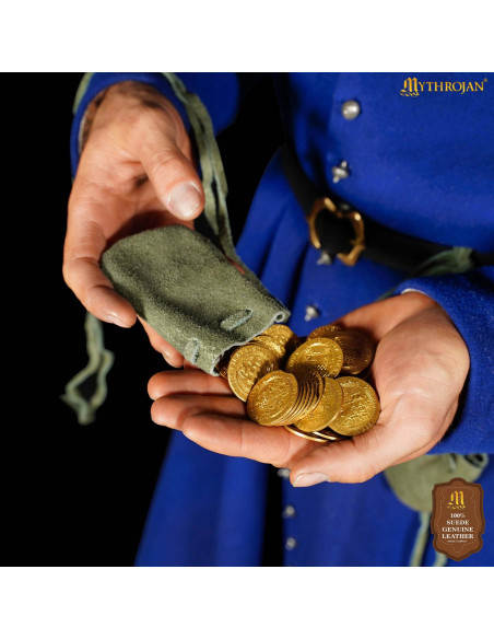 Pack of 2 medieval-style suede... Pack of 2 medieval-style suede...