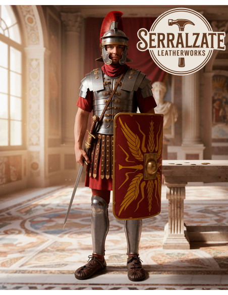 Dark Brown Roman Caliga Sandals