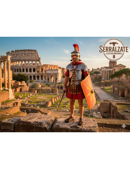 Dark Brown Roman Caliga Sandals