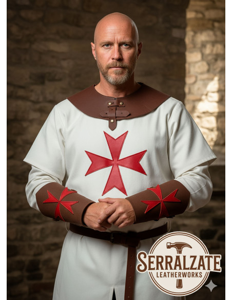 Templar Bracelets Dark Brown Cross of... Templar Bracelets Dark Brown Cross of...