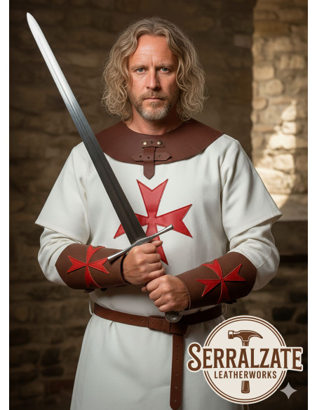 Templar Bracelets Dark Brown Cross of... Templar Bracelets Dark Brown Cross of...