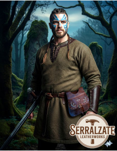 Celtic-Medieval Gareth Bag in Dark Brown 2