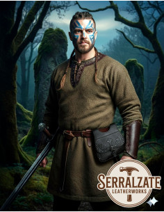 Celtic-Medieval Gareth Bag in Black 2