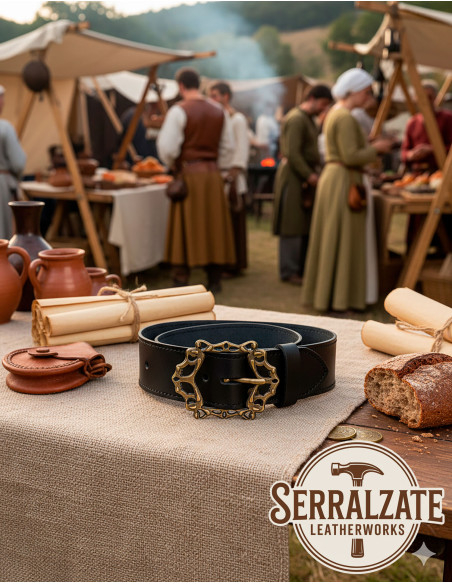 Medieval Belt Basilio - Black