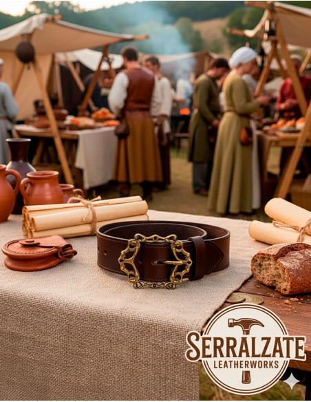 Medieval Basilio Belt - Dark Brown Medieval Basilio Belt - Dark Brown