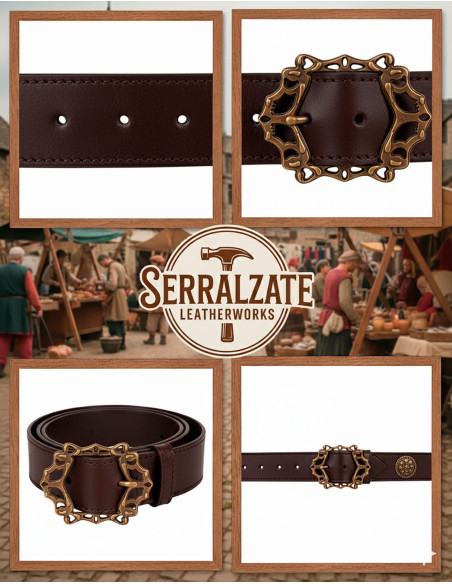 Medieval Basilio Belt - Dark Brown Medieval Basilio Belt - Dark Brown