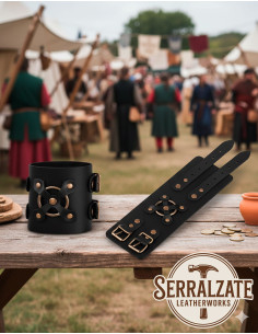 Medieval Alejandro Bracelet in Black (1 unit)