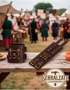 Medieval Alejandro Bracelet in Brown (1 unit)