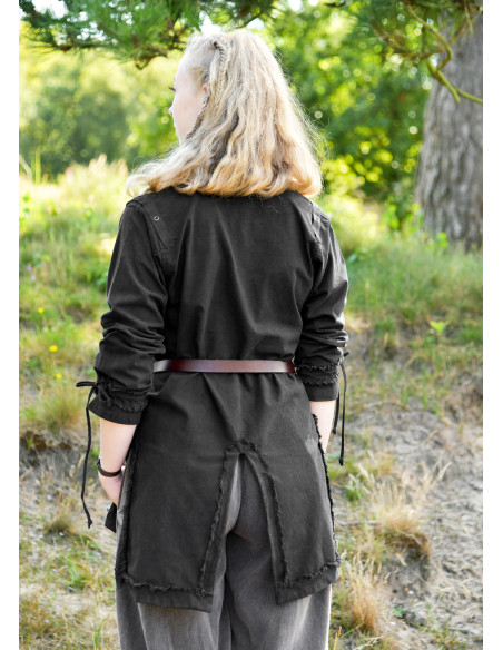 Medieval brown tunic model Yrsa, worn... Medieval brown tunic model Yrsa, worn...