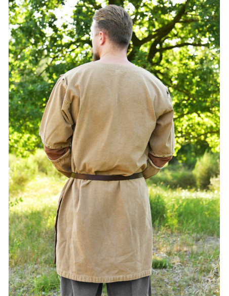 Medieval beige-brown worn-out tunic... Medieval beige-brown worn-out tunic...