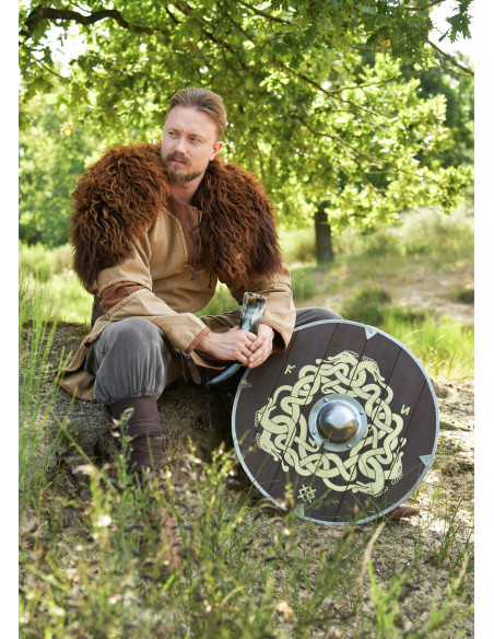 Medieval beige-brown worn-out tunic... Medieval beige-brown worn-out tunic...