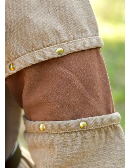 Medieval beige-brown worn-out tunic... Medieval beige-brown worn-out tunic...