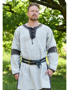 Medieval gray worn-out tunic model Sigval