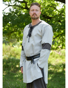 Medieval gray worn-out tunic model Sigval 2