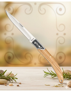 Albainox Field Knife with Olive Wood Handle (18.70 cm.)
