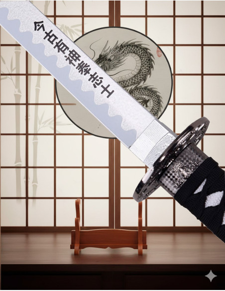 Decorative Katana Tsuba Dragon and... Decorative Katana Tsuba Dragon and...