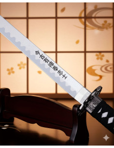 Decorative Katana Tsuba Dragon, Bamboo Blade (103 cm.) 2