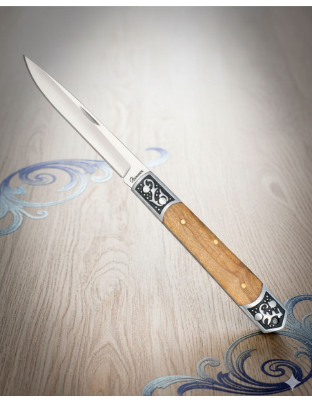 Albainox Field Knife with Olive Wood... Albainox Field Knife with Olive Wood...