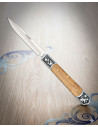 Albainox Field Knife with Olive Wood Handle Decorated (18.60 cm.)