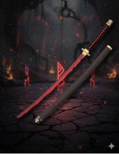 Decorative Katana Rivers of Blood, Elden Ring