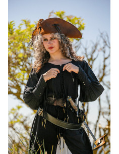 Women's pirate tunic in cotton, Rogue model
