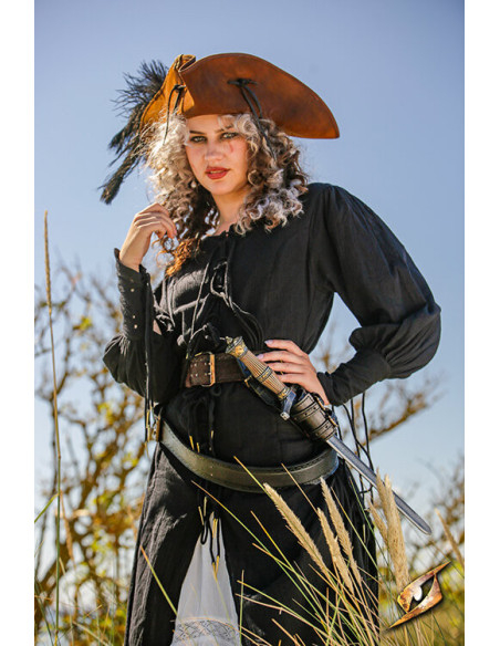 Women's pirate tunic in cotton, Rogue...