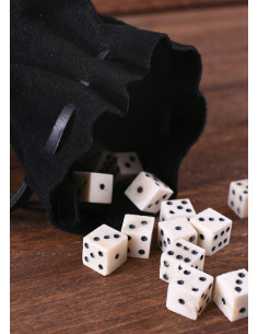 Large medieval leather money pouch ball 2