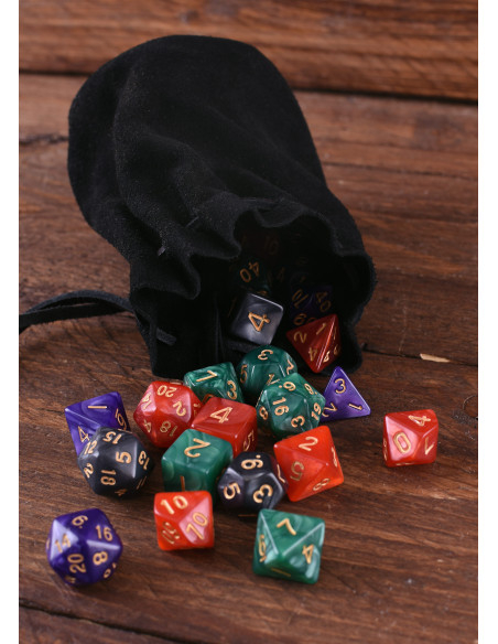 Large medieval leather money pouch ball