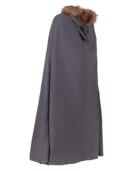 Medieval cape with hood in cotton...