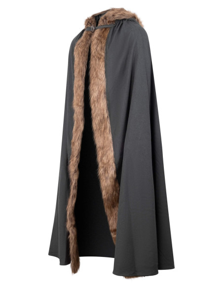 Medieval cape with hood in cotton...