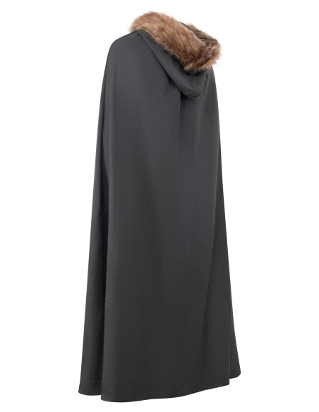 Medieval cape with hood in cotton...