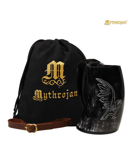Horn mug for mead Viking Lair (800 ml.)