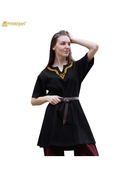 Viking tunic in cotton with...