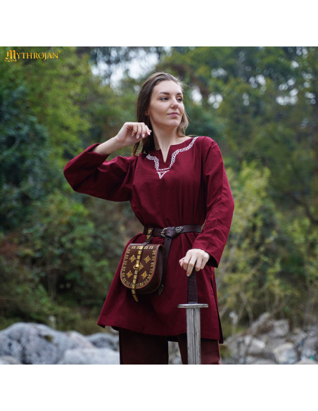 Viking tunic in cotton with...