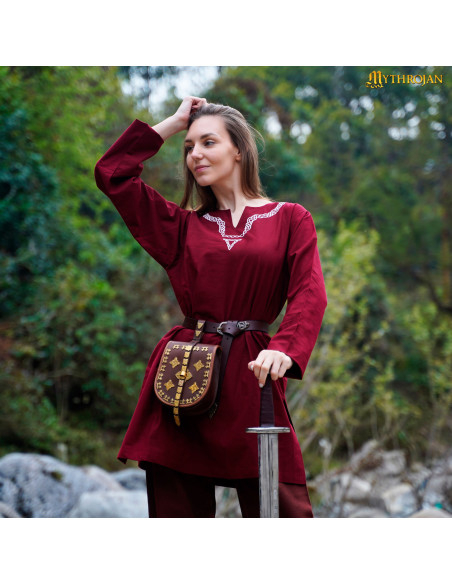 Viking tunic in cotton with...