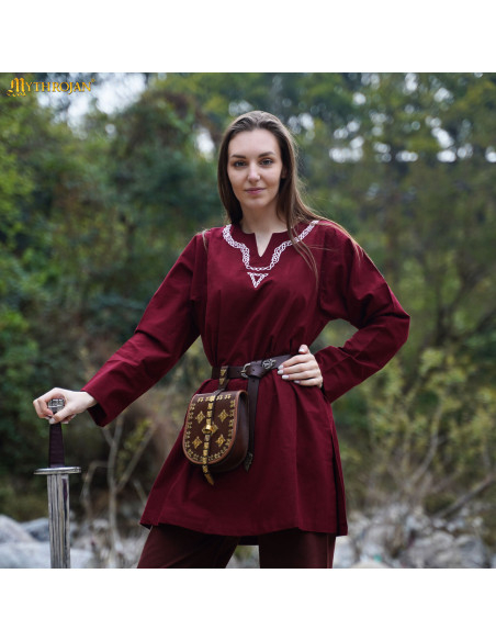 Viking tunic in cotton with...