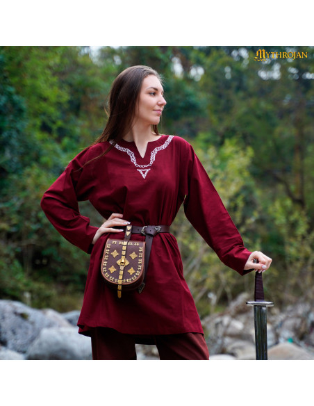 Viking tunic in cotton with...