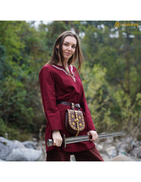 Viking tunic in cotton with...