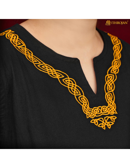 Viking tunic in cotton long sleeve...