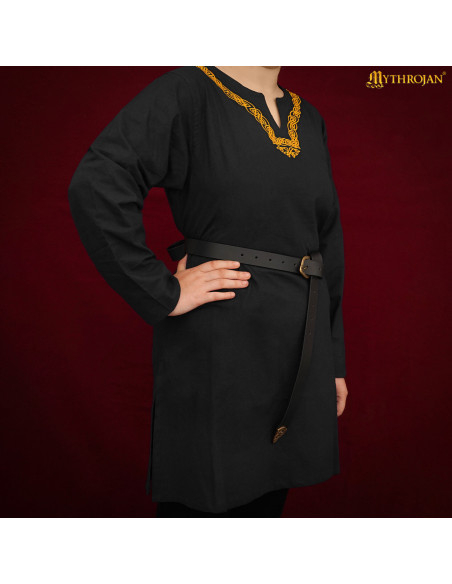Viking tunic in cotton long sleeve...