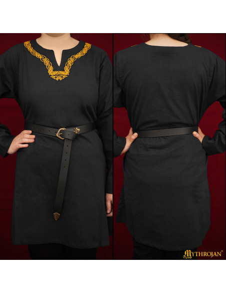 Viking tunic in cotton long sleeve...